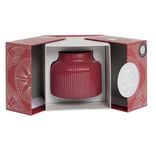 Bougie bijoux parfumée verre collier argenté Ø9xH7cm (6 modèles)