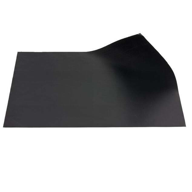 Papier cuisson r&eacute;utilisable en plastique noir 40x50cm
