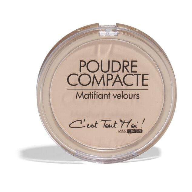 Poudrier rond sans miroir 4 teintes