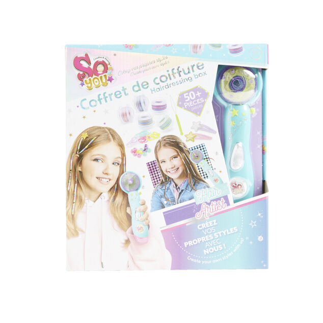 Coffret de coiffure 50 pi&egrave;ces