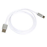 C&acirc;ble USB-C blanc 1m