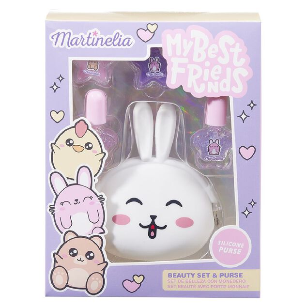 Set beaut&eacute; Martinelia My Best Friends porte-monnaie lapin 6 pi&egrave;ces