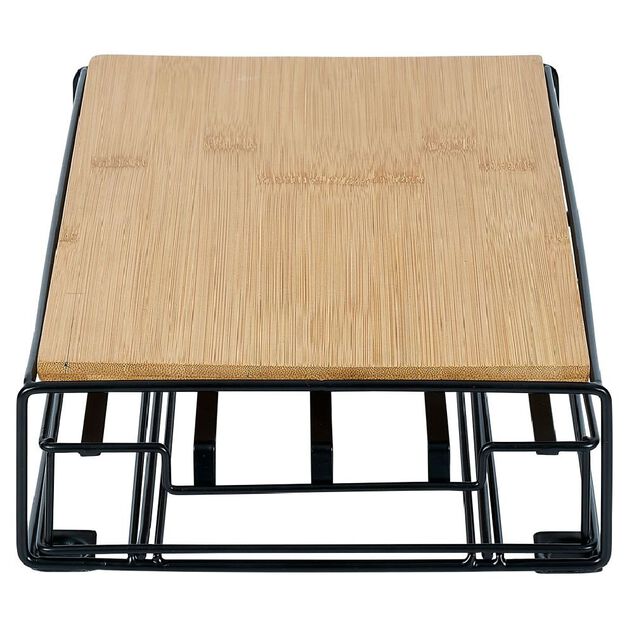 Support machine &agrave; caf&eacute; avec tiroir &agrave; capsules 21x31xH7,5cm