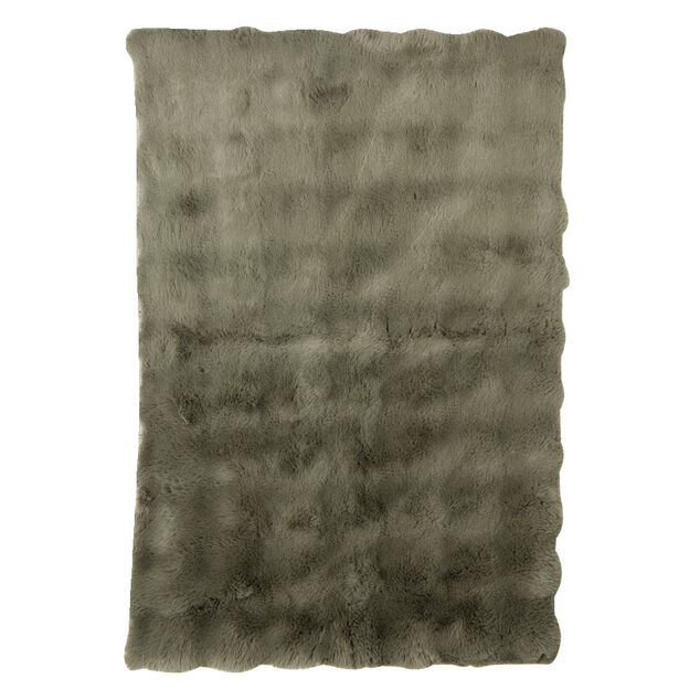 Tapis fausse fourrure rectangulaire relief bulle 60x180cm - 5 mod&egrave;les