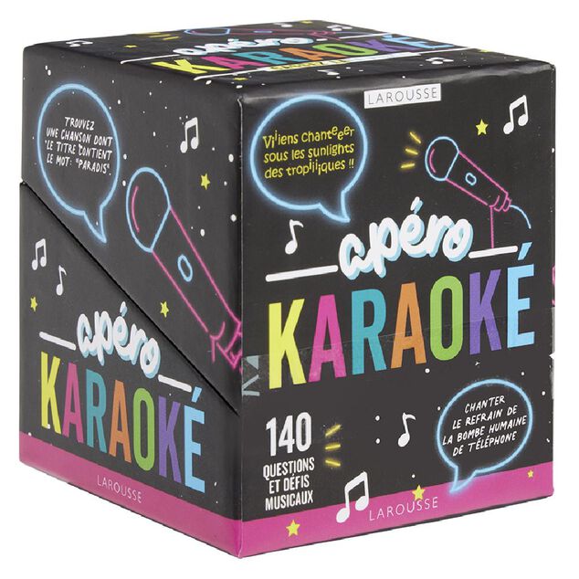 Jeu apéro karaoké