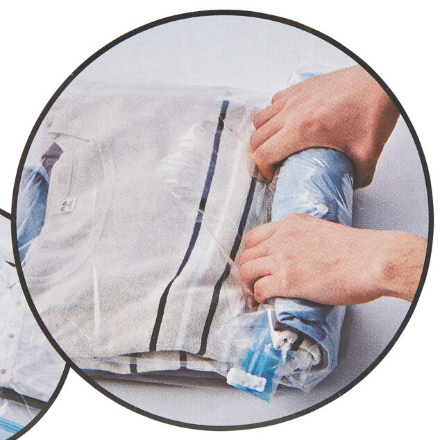 Housse vide air &agrave; compression manuelle x2