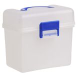 Mini bo&icirc;te en plastique avec fermeture clip x2