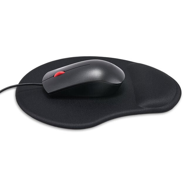 Tapis de souris repose poignet ergonomique noir