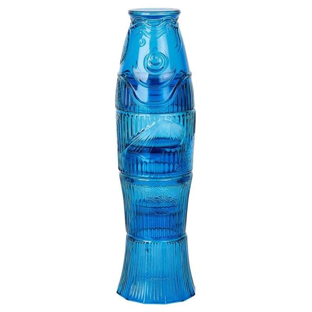 Set de 4 verres empilables forme poisson &Oslash;8xH28cm - 2 coloris