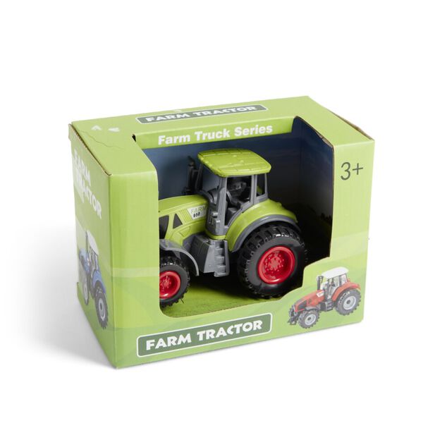 Jouet tracteur ferme vert
