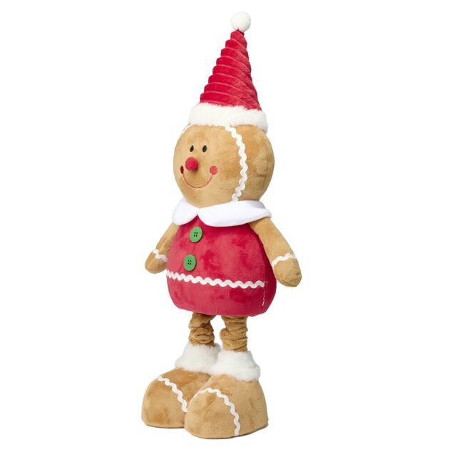 Bonhomme pain d'&eacute;pices &agrave; poser &agrave; jambes extensibles H65cm (2 mod&egrave;les)