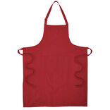 Tablier de cuisine rouge