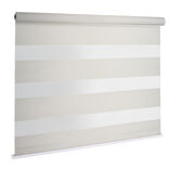 Store enrouleur avec ou sans perçage jour nuit beige 45x160cm