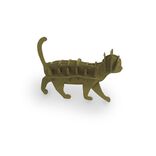 Puzzle 3D en papier carton brun (4 modèles)