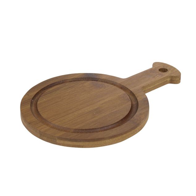 Planche de service mini en bambou 9x19cm (2 mod&egrave;les)