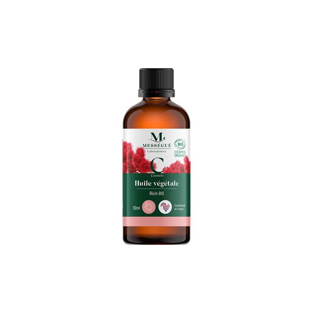 Huile v&eacute;g&eacute;tale ricin bio Mess&eacute;gu&eacute; 50ml