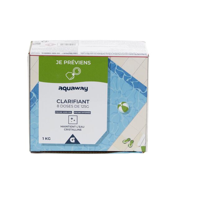 Clarifiant piscine doses 8x125g