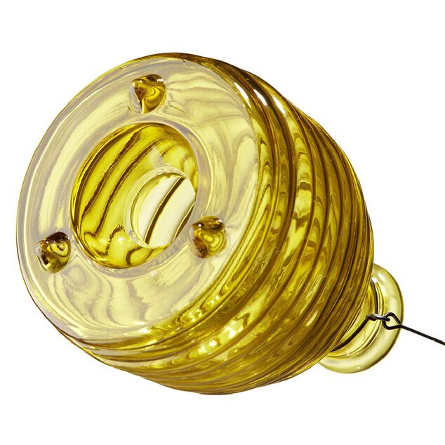 Pi&egrave;ge &agrave; gu&ecirc;pe en verre stri&eacute; &Oslash;15xH35cm