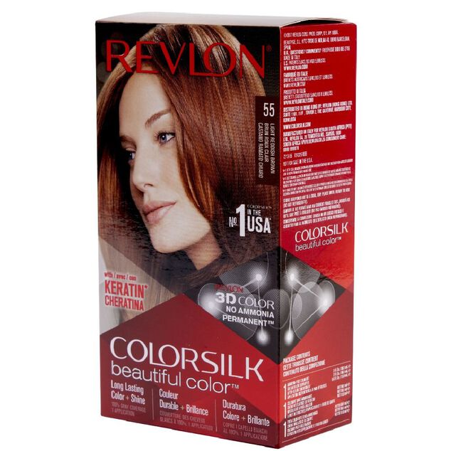 Coloration cheveux  Brun roux Keratine 55 Revlon