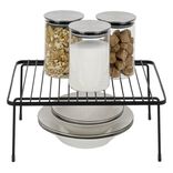 Support extensible en m&eacute;tal noir - L.43/69xl.20xH.14,5cm