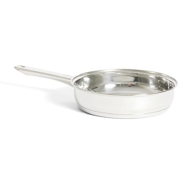 Po&ecirc;le tous feux dont induction inox gris &Oslash;24cm