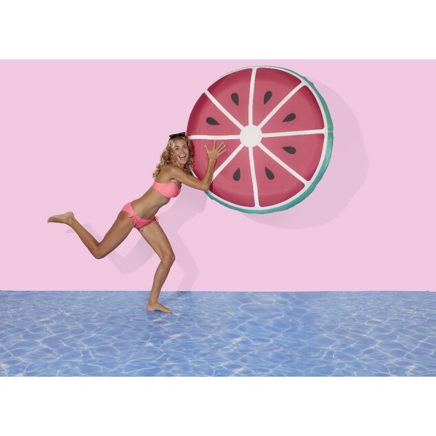 Matelas gonflable d&eacute;houssable past&egrave;que