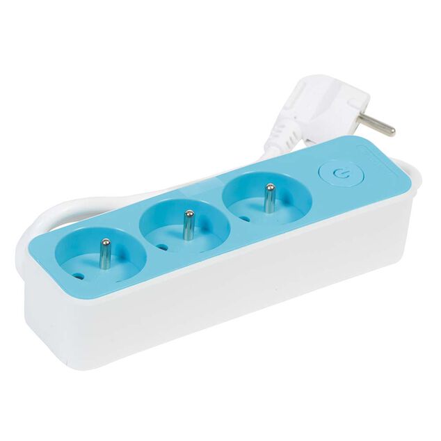 Bloc multiprise x3 port usb x2 interrupteur et protection enfant