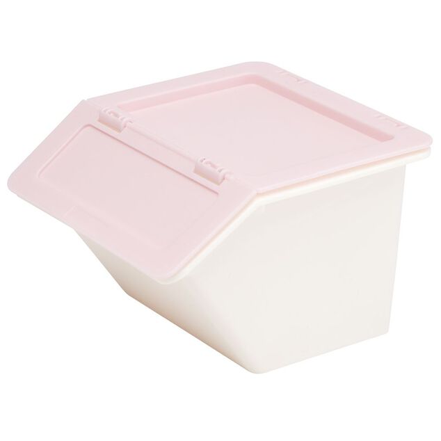 Bo&icirc;te de rangement &agrave; empilable plastique 10x10xH7,5cm (4 mod&egrave;les)