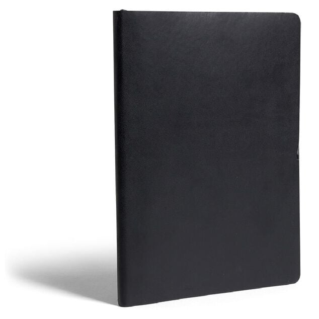 Carnet A5 noir mat &agrave; lignes 160 pages 15x21cm