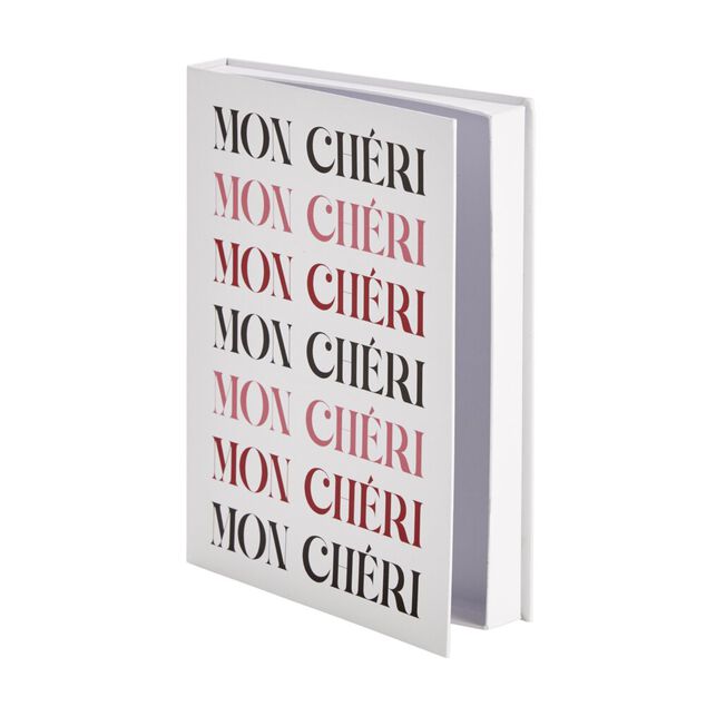 Bo&icirc;te forme livre th&egrave;me amour 22x16,5x&Eacute;p2,7cm