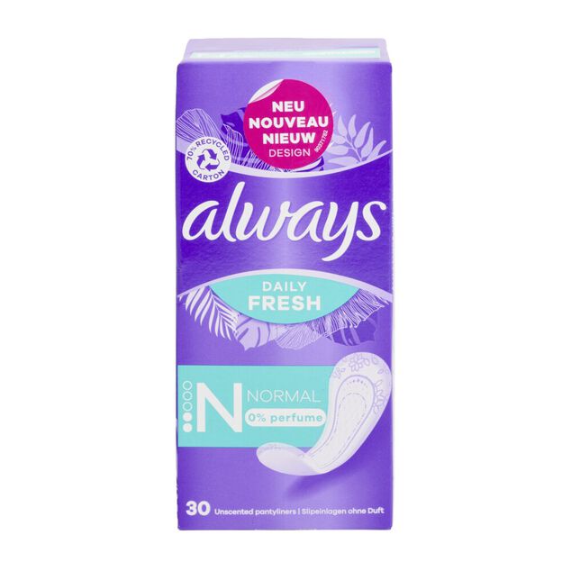 Protège slip Always Normal sans parfum x30
