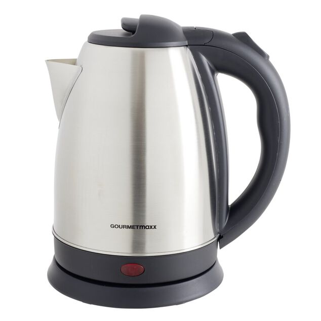 Bouilloire &eacute;lectrique inox Gourmetmaxx 1,8L 1500W
