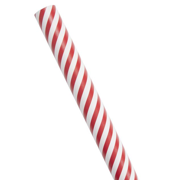 Papier cadeau No&euml;l rouleau x3 avec 20 &eacute;tiquettes autocollantes traditionnel