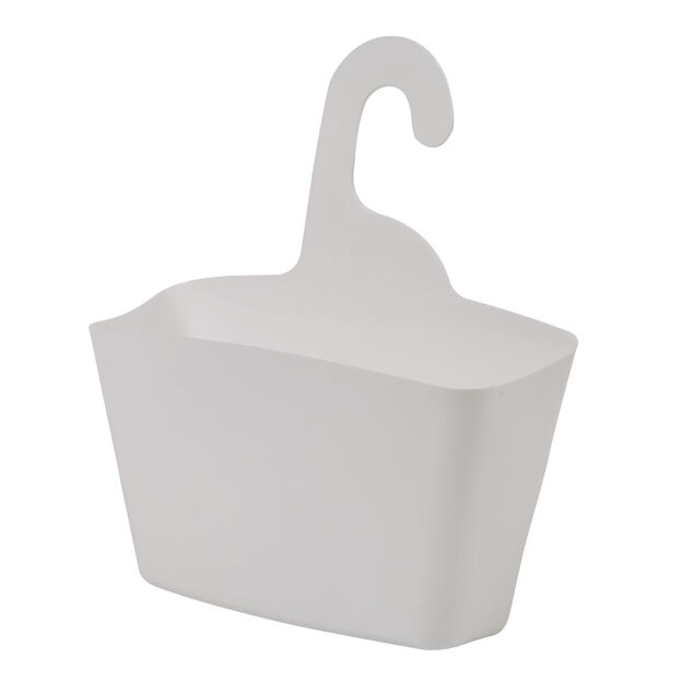 Serviteur de douche &agrave; suspendre blanc