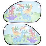 Pare-soleil voiture enfant x2 lat&eacute;ral &agrave; ventouses 38x65cm
