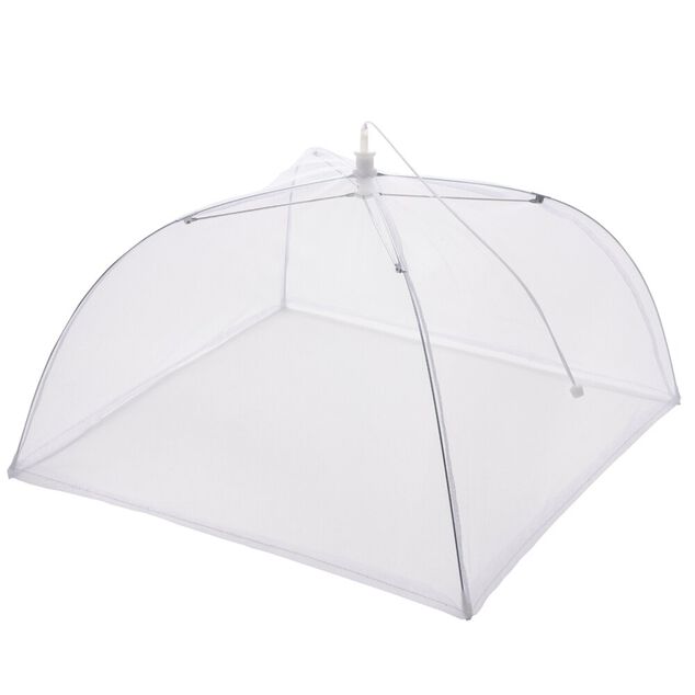 Cloche moustiquaire pliable blanche 43x43xH20cm