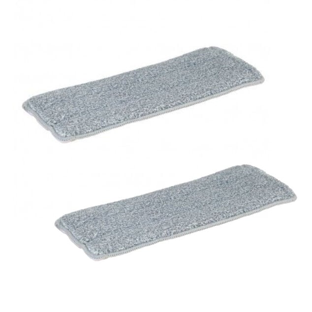 Recharge microfibre 33x12cm pour balai x2