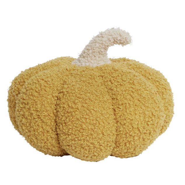 Peluche citrouille &Oslash;20cm polyester 5 coloris