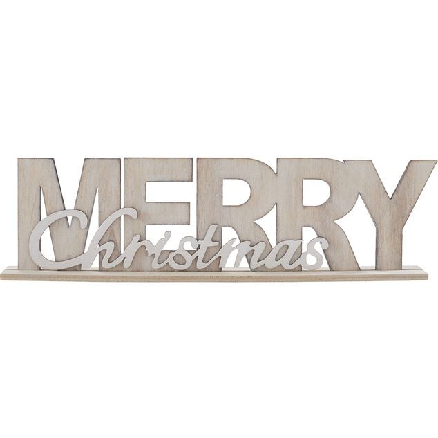 Décoration lettres Merry Christmas à poser