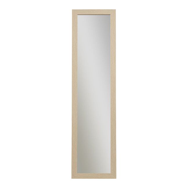 Miroir rectangulaire en bois de hêtre avec pied 60x150cm