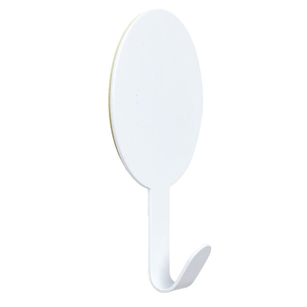 Crochet adh&eacute;sif m&eacute;tal rond 8,5x14,4cm  - 3 mod&egrave;les