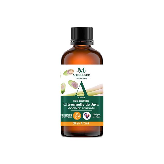 Huile essentielle citronnelle de Java Mess&eacute;gu&eacute; 30ml