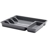 Range-couverts plastique noir