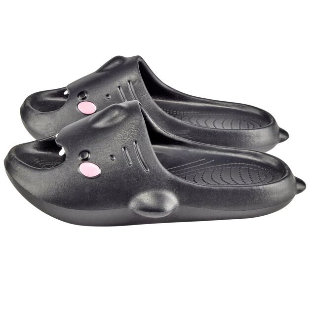 Claquettes raie manta noires 42/43