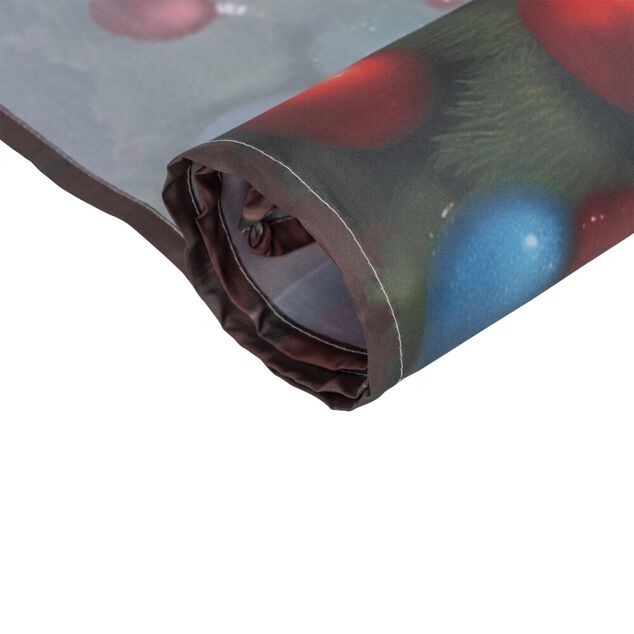 Rideau de porte lumineux 38LED d&eacute;cor lutin de No&euml;l 90xH200cm
