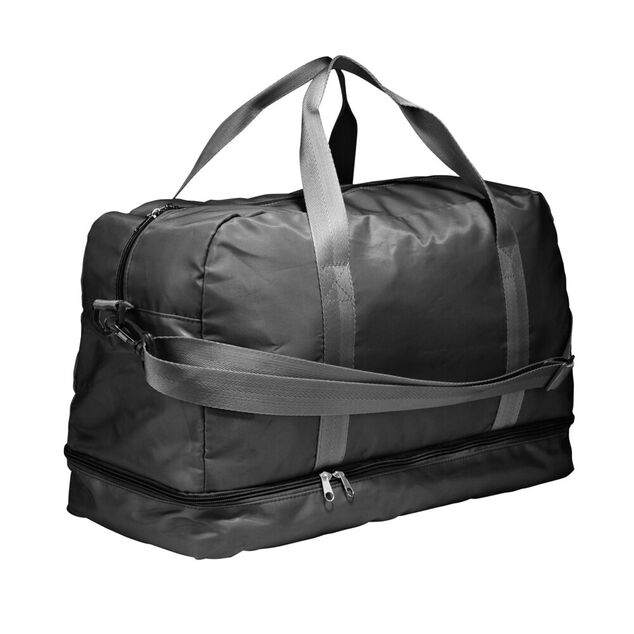 Sac de voyage polyester souple 49x25xH32cm (2 mod&egrave;les noir ou bleu)