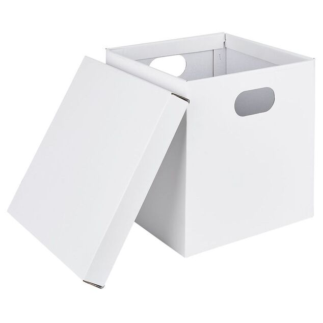 Bo&icirc;te carton noire ou blanche 27x27xH27cm