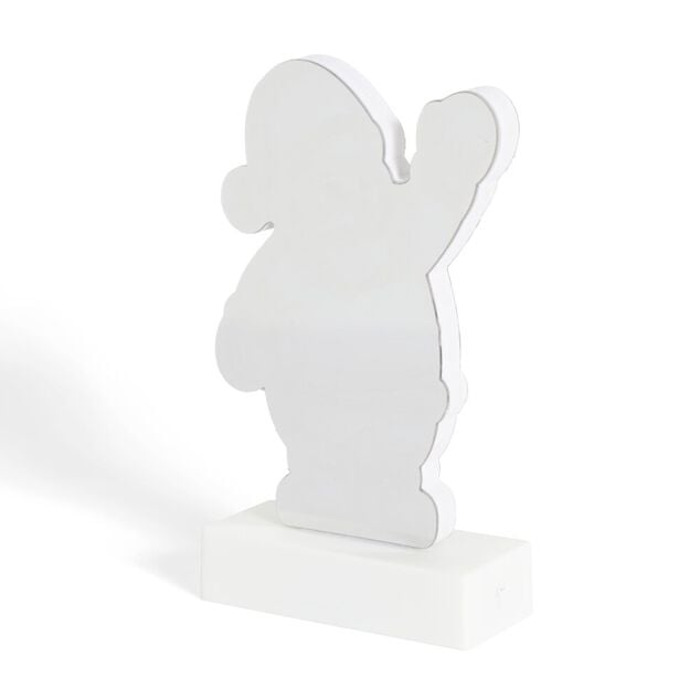 Père noël miroir infini lumineux 117LED H23,5cm