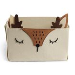Panière de rangement pour enfant motif animal feutrine 4 modèles