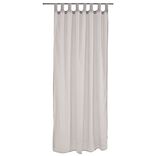 Voilage à oeillets gris clair 140x240cm